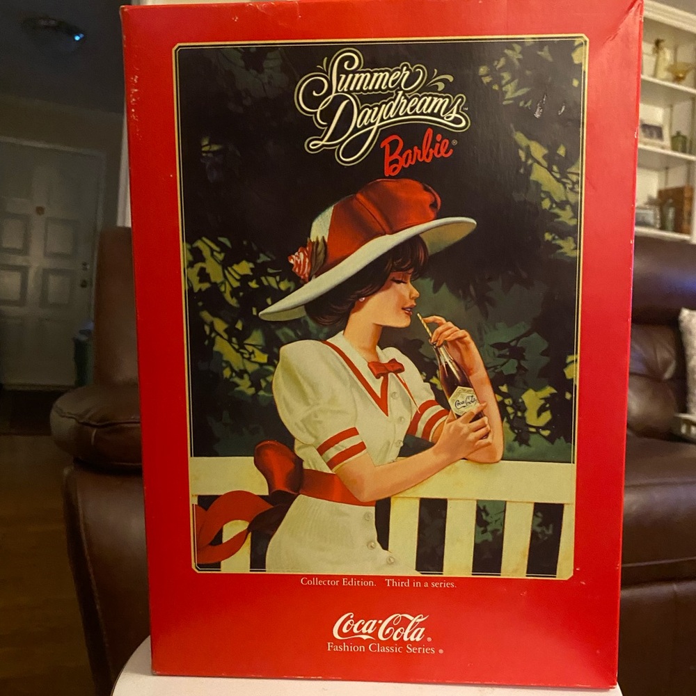 Summer Daydreams Coca-Cola Classic Barbie in Red and White, New in Box. #19739